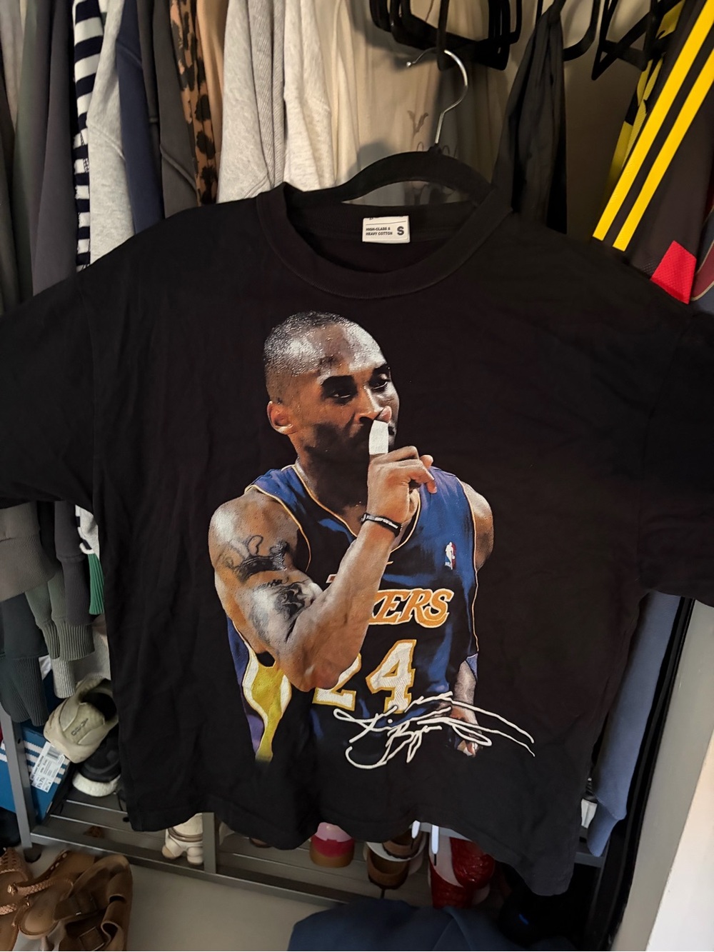 Men's Graphic Basketball Tee - Black